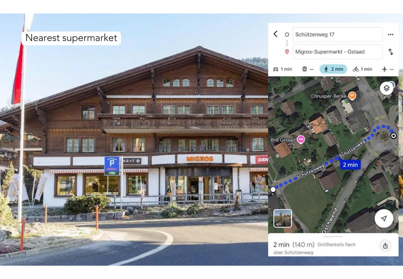 Cozy Place In Gstaad Center Екстериор снимка