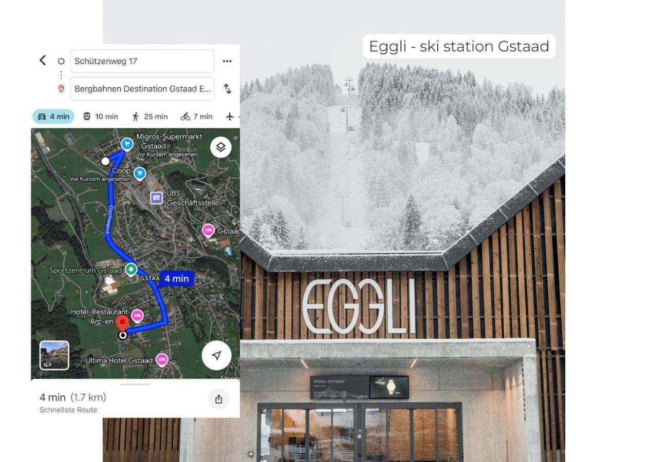 Cozy Place In Gstaad Center Екстериор снимка